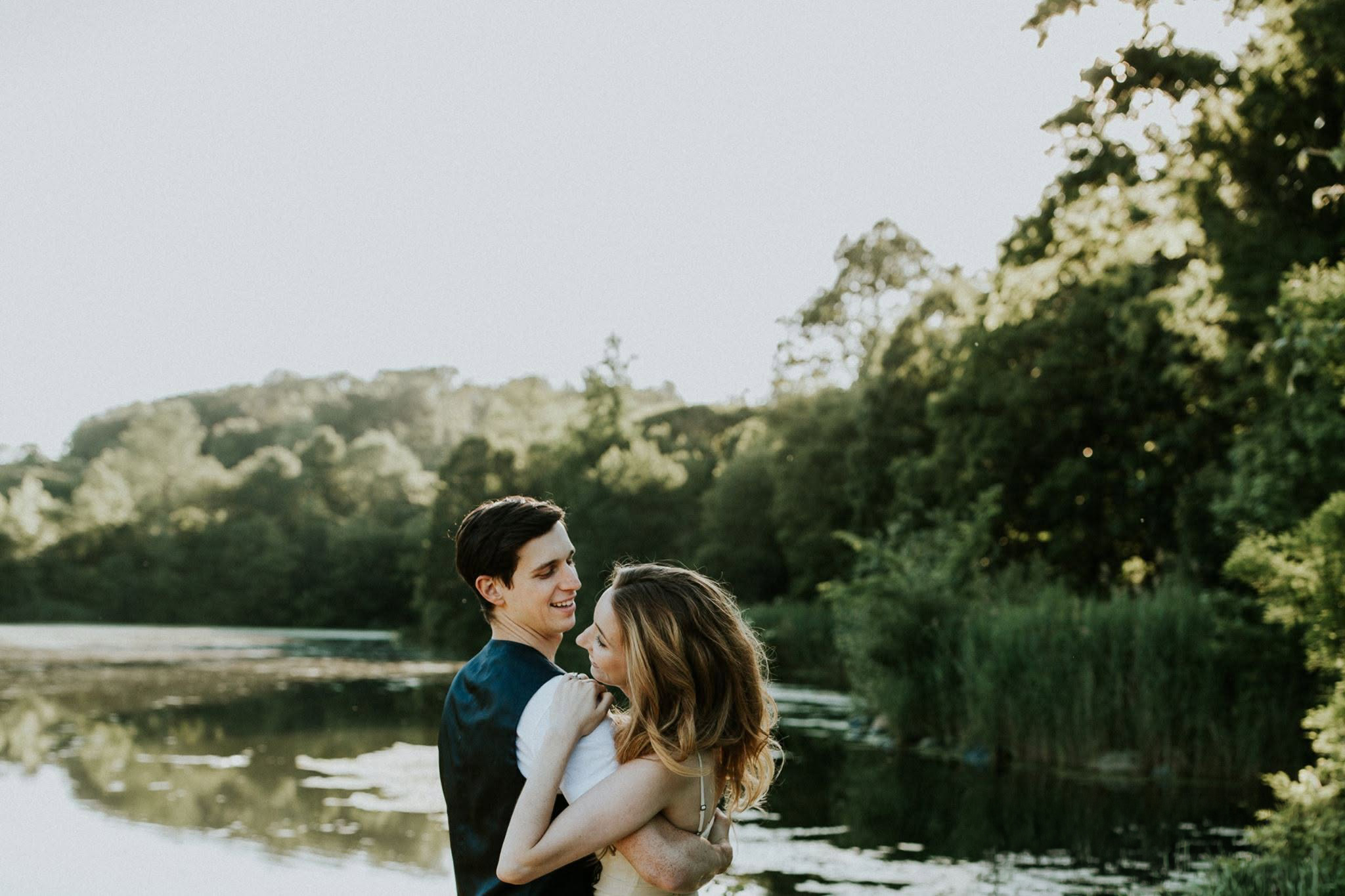 Couple engagement in Central Park, NYC