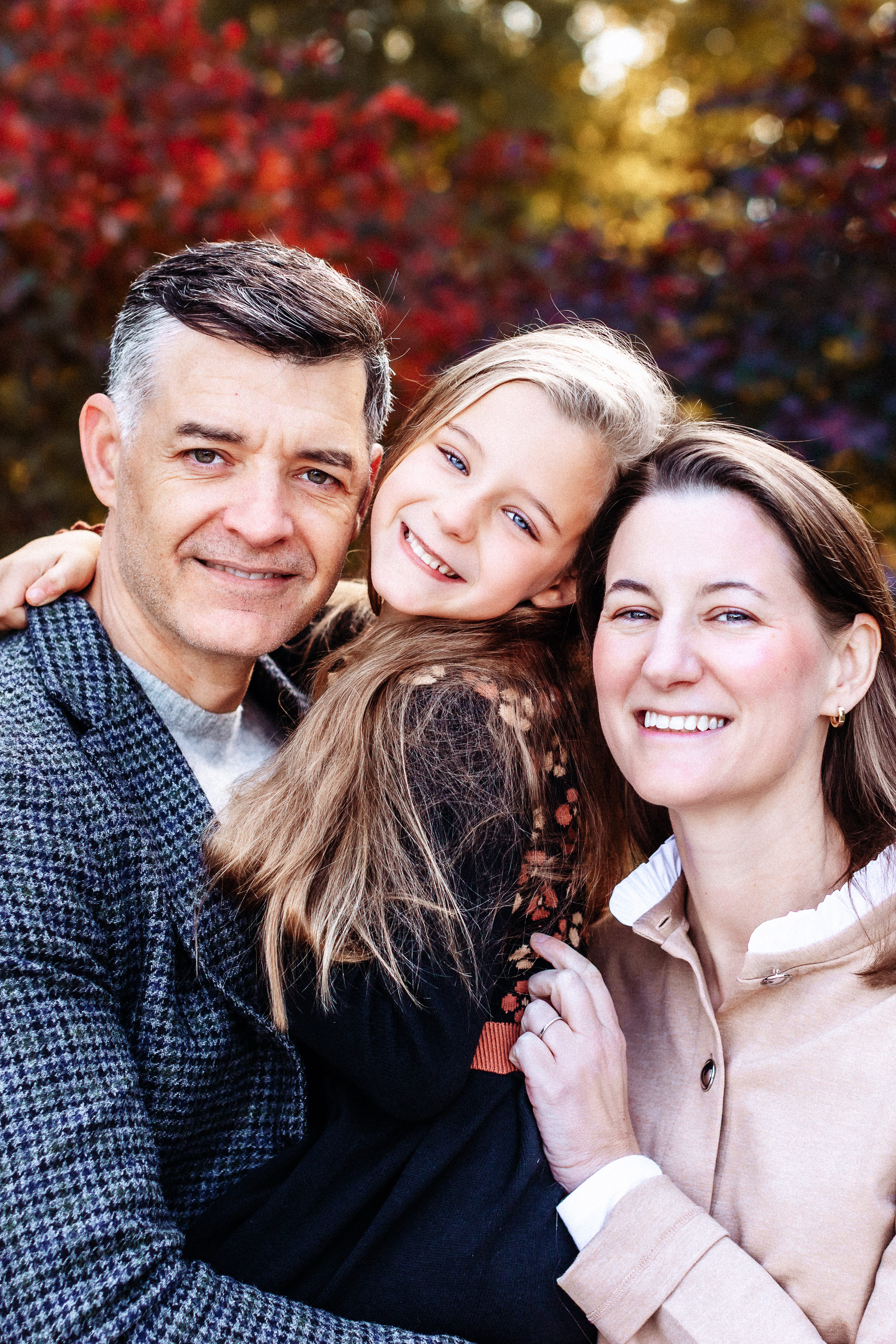 Fam smiling together