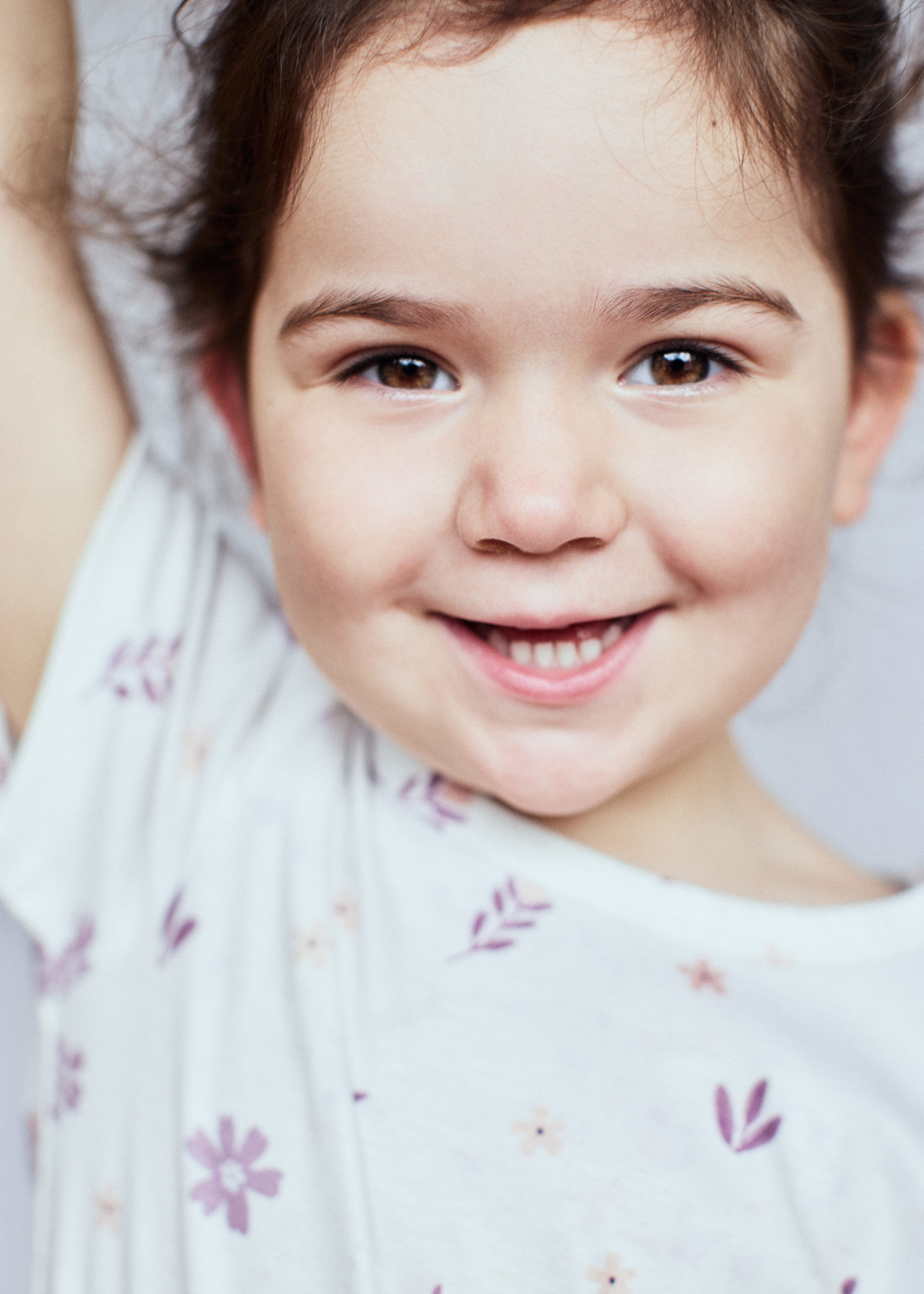 Young child captured in a candid portrait.