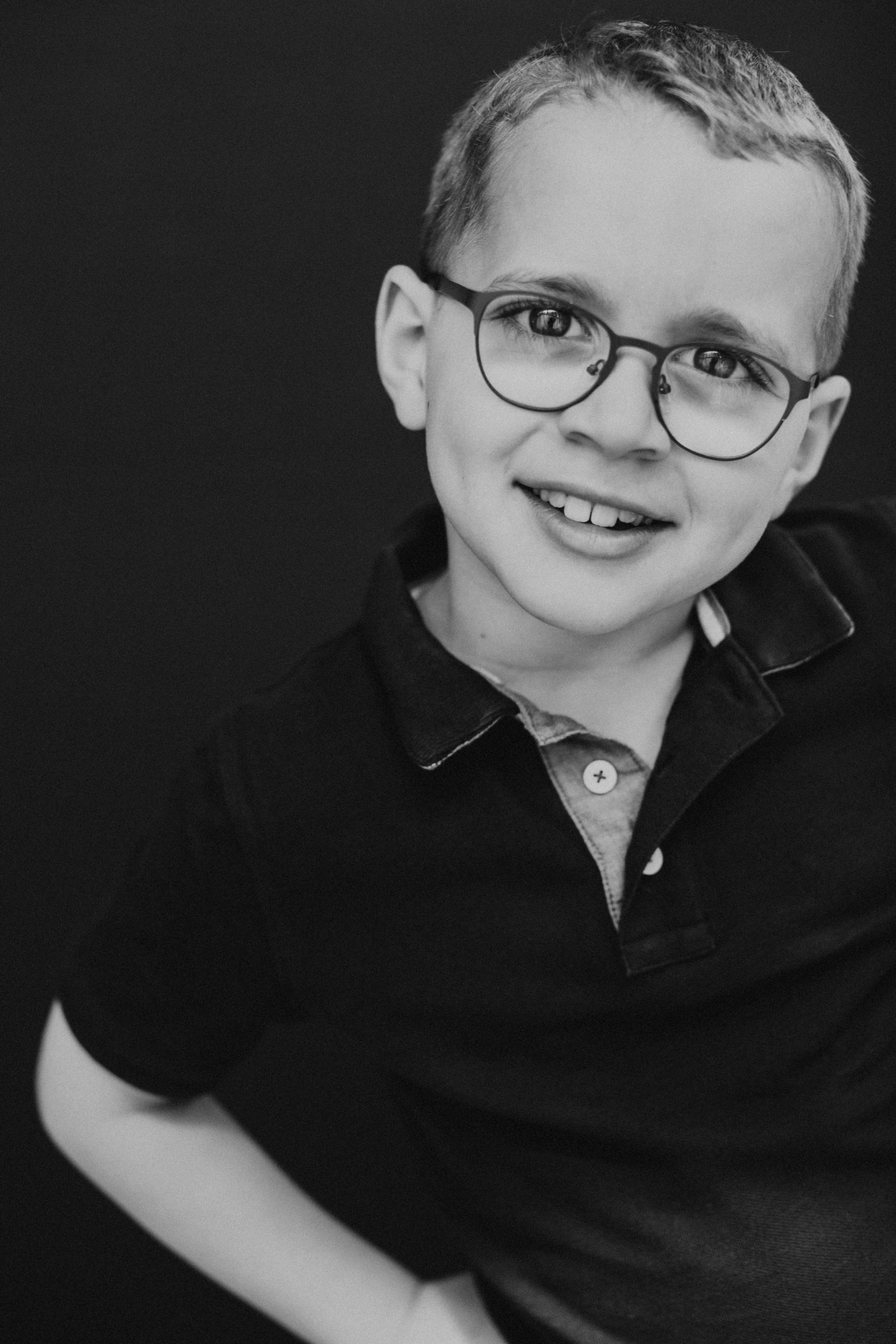 Child looking directly at the camera.