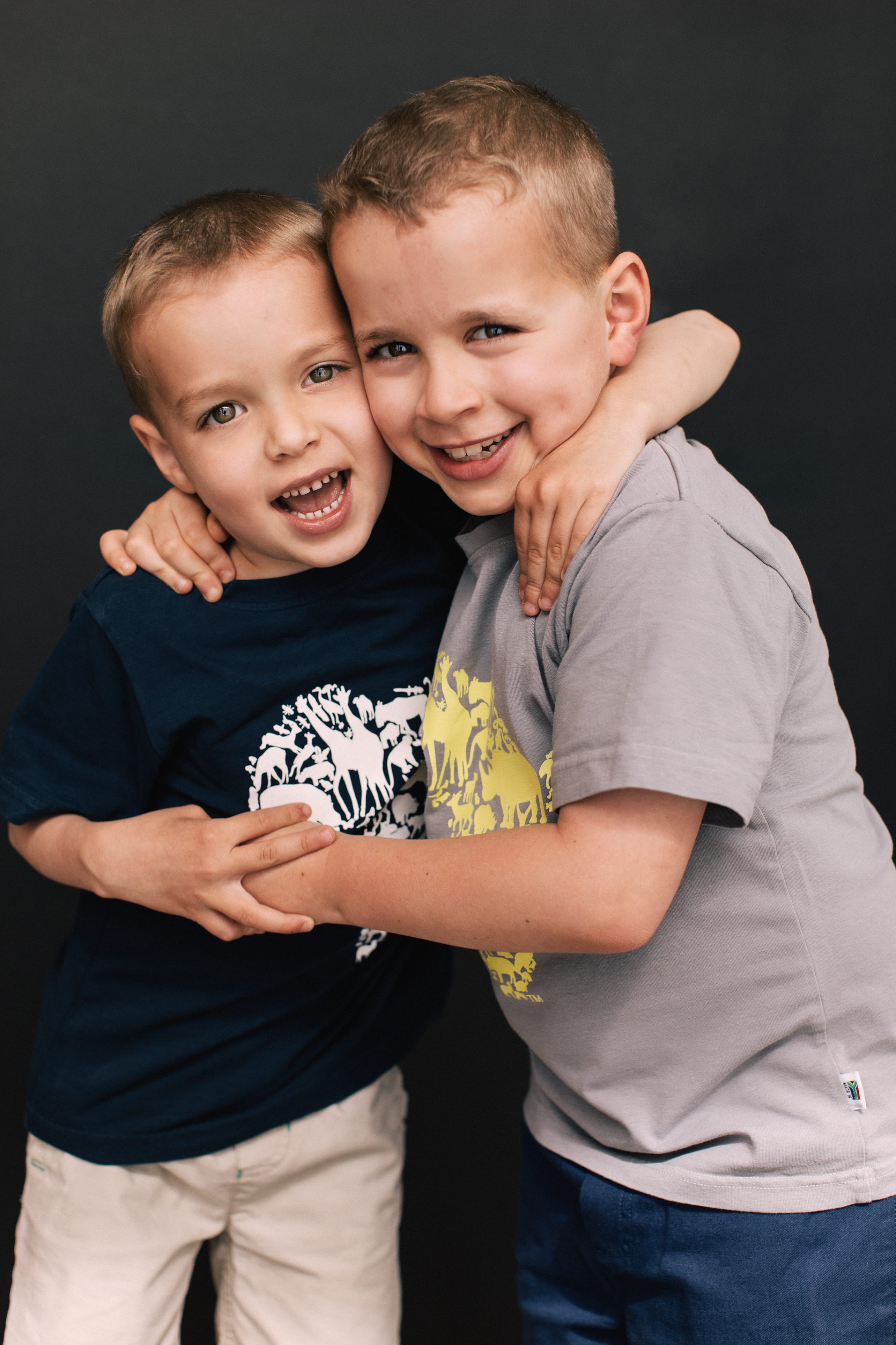 Child smiling naturally for a portrait.